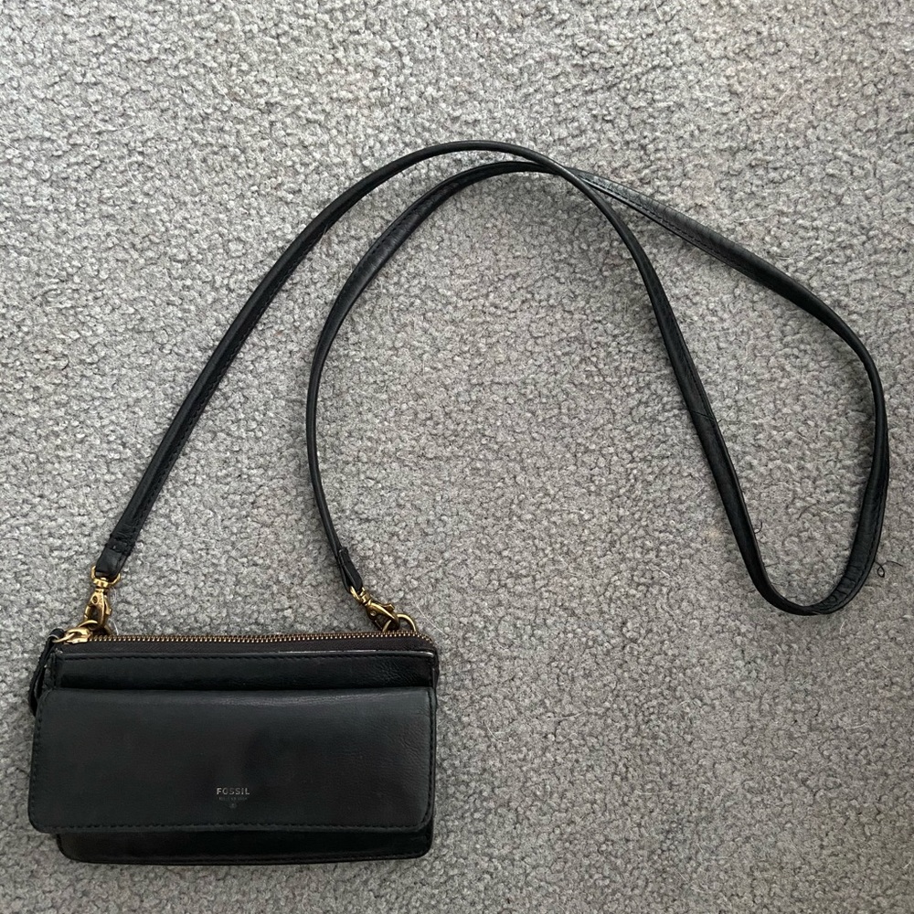 Black Fossil satchel
